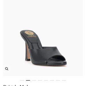 Vince Camuto Black High Heel Paigley Mule